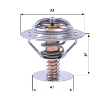 Termostat, chladivo GATES TH43080