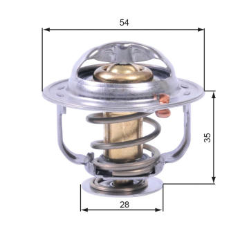 Termostat, chladivo GATES TH43880G1