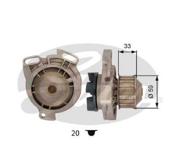 Vodní čerpadlo, chlazení motoru GATES WP0009