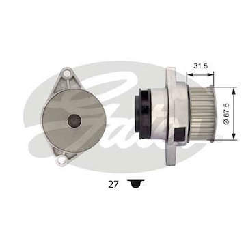 Vodní čerpadlo, chlazení motoru GATES WP0026