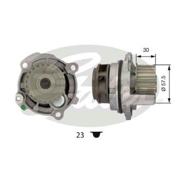 Vodní čerpadlo, chlazení motoru GATES WP0031