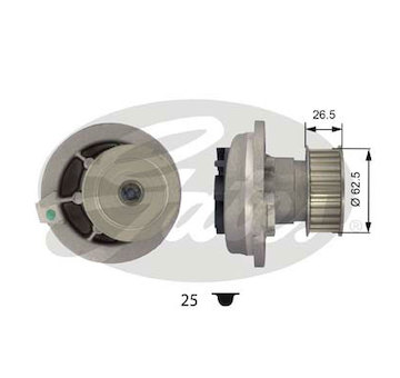 Vodní čerpadlo, chlazení motoru GATES WP0035