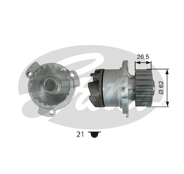 Vodní čerpadlo, chlazení motoru GATES WP0150