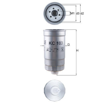 palivovy filtr KNECHT KC 103