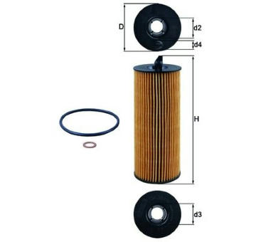 Olejový filtr KNECHT OX 361/4D
