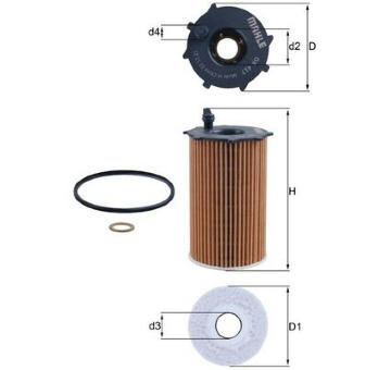 Olejový filter KNECHT OX 417D