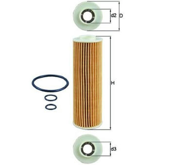 Olejový filter KNECHT OX 183/5D