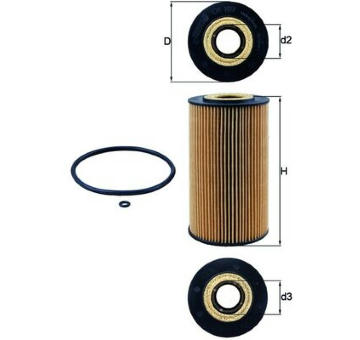 Olejový filter KNECHT OX 169D