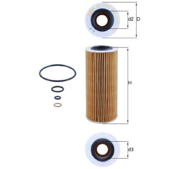 Olejový filtr KNECHT OX 177/3D
