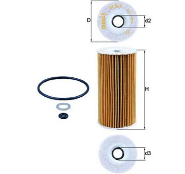 Olejový filtr KNECHT OX 424D