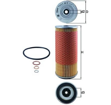 Olejový filtr KNECHT OX 75D