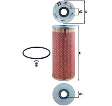 Olejový filtr KNECHT OX 72D