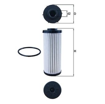 Hydraulický filtr, automatická převodovka KNECHT HX 139D