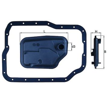 Hydraulický filtr, automatická převodovka KNECHT HX 149D