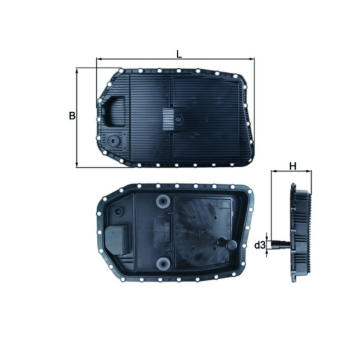 Olejová vana, automatická převodovka KNECHT HX 154