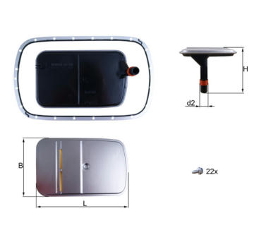 Hydraulický filtr, automatická převodovka KNECHT HX 165KIT