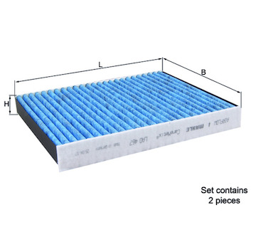 Filtr, vzduch v interiéru KNECHT LAO 467/S