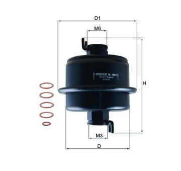 Palivový filter KNECHT KL 1051D