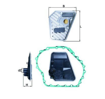 Hydraulický filtr, automatická převodovka KNECHT HX 168D