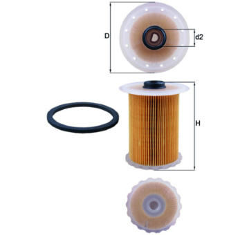 Palivový filter KNECHT KX 183D