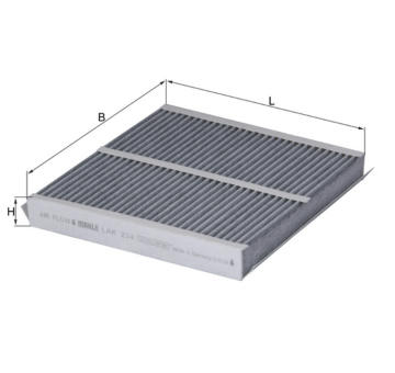 Filtr, vzduch v interiéru KNECHT LAK 234