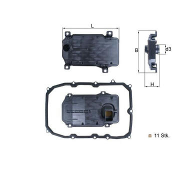 Hydraulický filter automatickej prevodovky KNECHT HX 187KIT