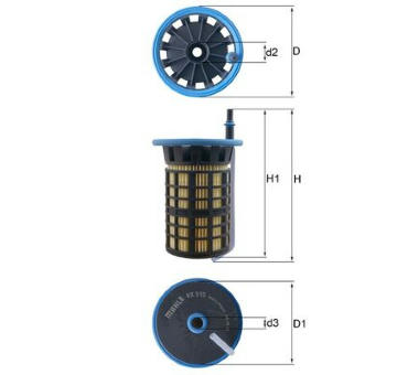 Palivový filtr KNECHT KX 515