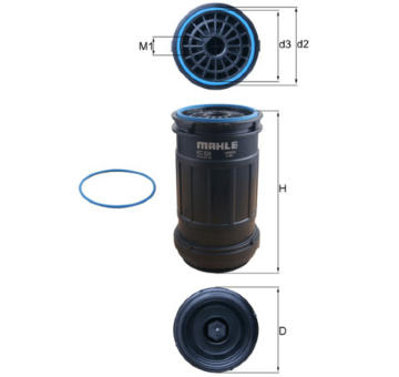 Palivový filter KNECHT KC 624D