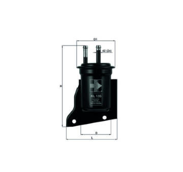 palivovy filtr KNECHT KL 135