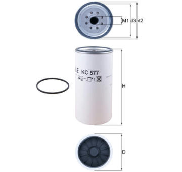 palivovy filtr KNECHT KC 577D