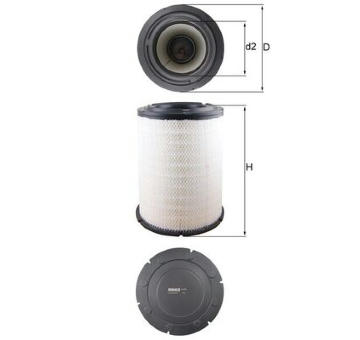 Vzduchový filter KNECHT LX 4139