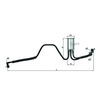 palivovy filtr KNECHT KL 544