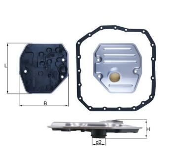 Hydraulický filtr, automatická převodovka KNECHT HX 265D