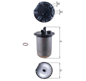palivovy filtr KNECHT KL 1132D