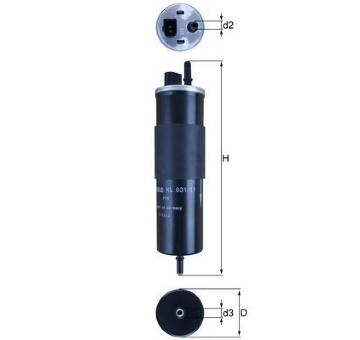 Palivový filtr KNECHT KL 831/11