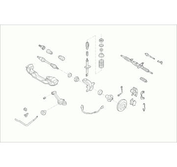 Zavěżení kola LEMFÖRDER FORD-ESCOR-FL001