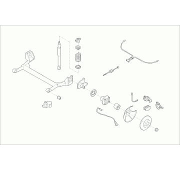 Zavěżení kola LEMFÖRDER FORD-FIEST-RL005