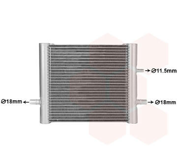 Chladič, chlazení motoru VAN WEZEL 02012711