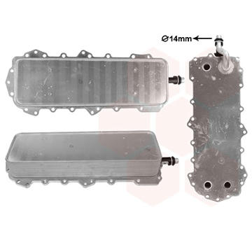 Chladič motorového oleja VAN WEZEL 02013707