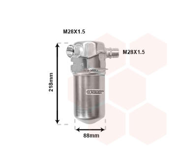 Susarna, klimatizace VAN WEZEL 0300D012