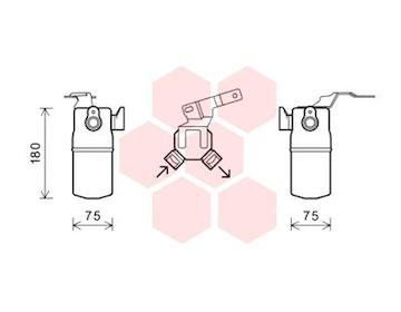 Susarna, klimatizace VAN WEZEL 0300D345