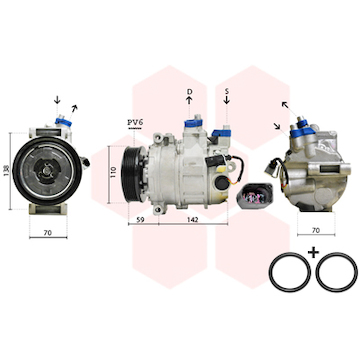 Kompresor, klimatizace VAN WEZEL 0300K029