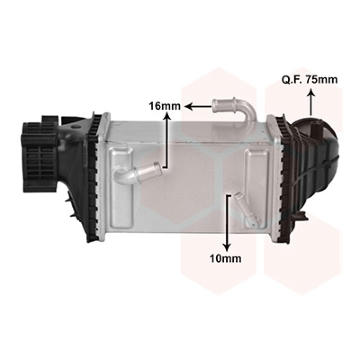 chladič turba VAN WEZEL 03014728