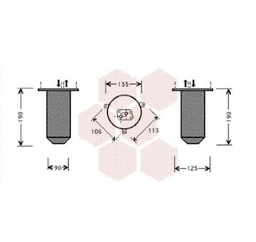 Susarna, klimatizace VAN WEZEL 0600D218