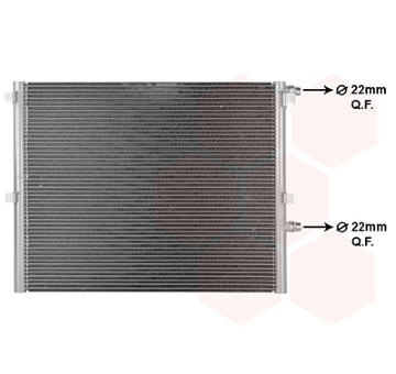 Chladič, chlazení motoru VAN WEZEL 06012754