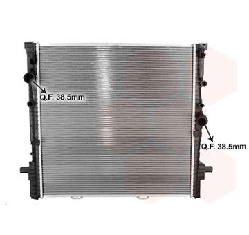 Chladič, chlazení motoru VAN WEZEL 06012764