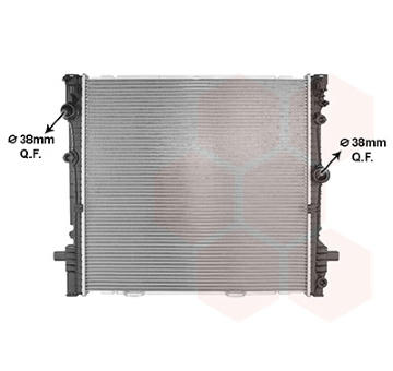 Chladič motora VAN WEZEL 06012784