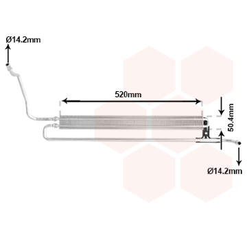 Chladič oleje, řízení VAN WEZEL 06013726