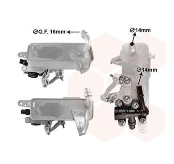 Chladič oleja automatickej prevodovky VAN WEZEL 06013747