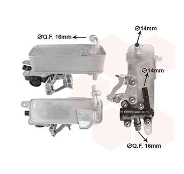 Chladič oleja automatickej prevodovky VAN WEZEL 06013749